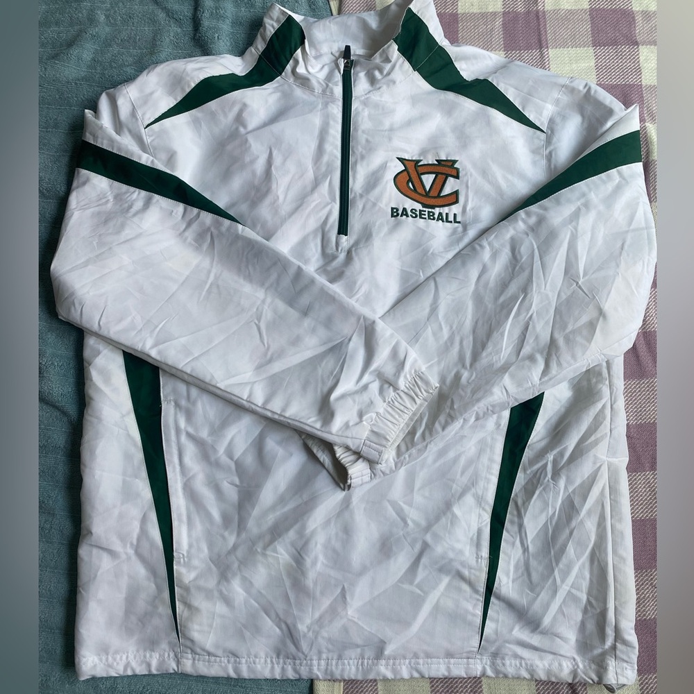 Used L White X Grain Nylon Pullover